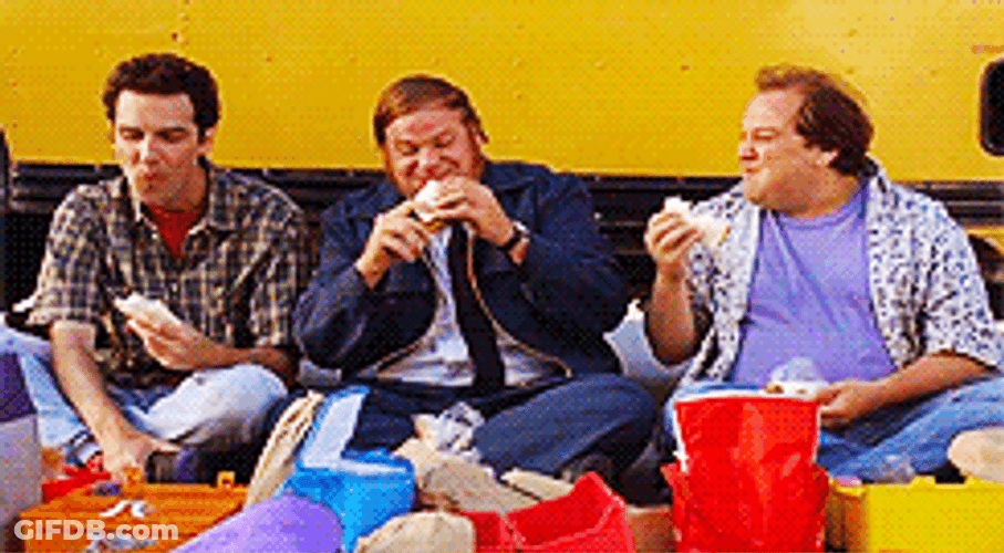 Chris Farley Billy Madison Eating Sandwich GIF