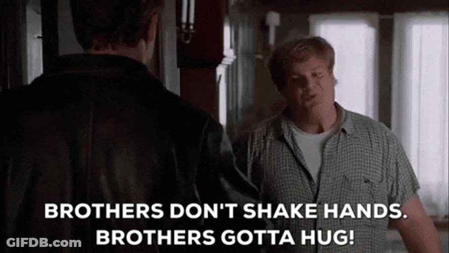 Chris Farley Brothers Gotta Hug GIF