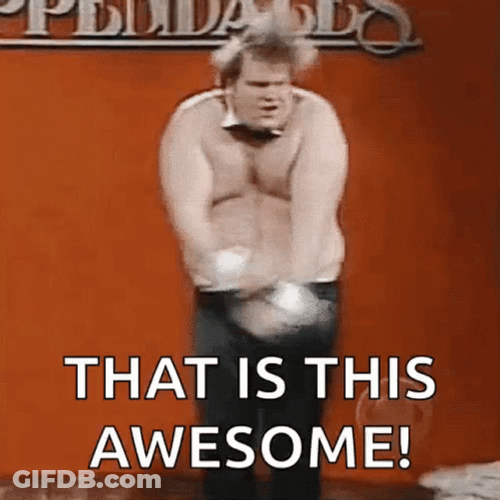 Chris Farley Chippendales GIF