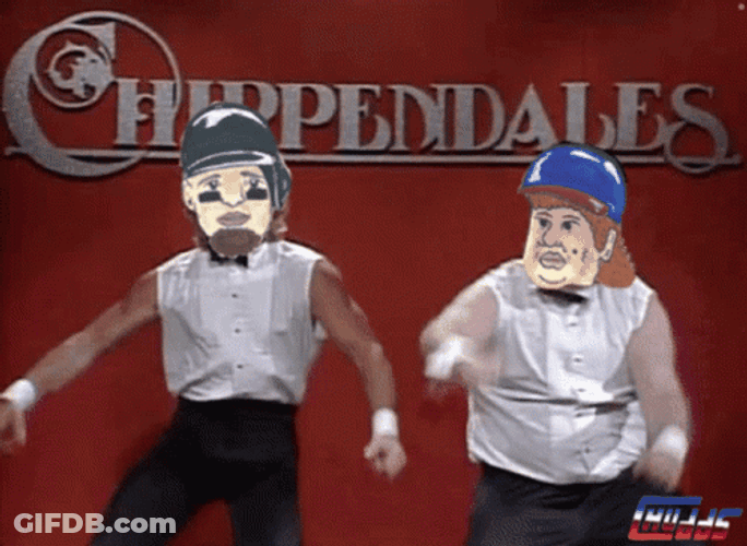 Chris Farley Chippendales GIF