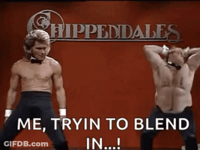 Chris Farley Chippendales GIF