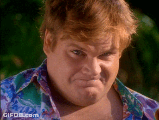 Chris Farley Cute Hello GIF
