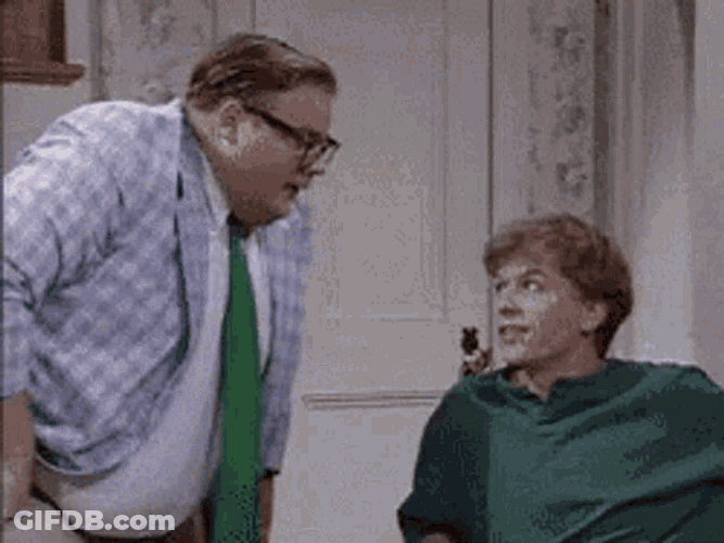 Chris Farley Fat Dad Jokes GIF