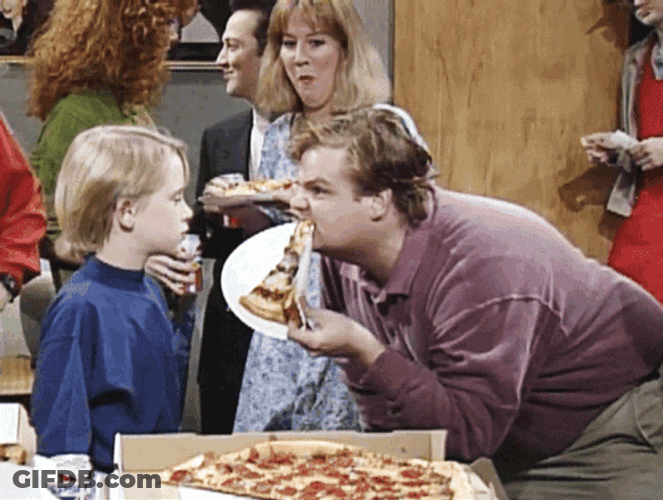 Chris Farley Pizza Party GIF