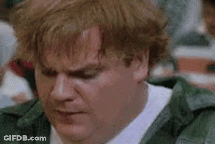 Chris Farley Proud Smirk GIF