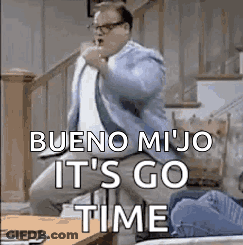 Chris Farley Running GIF