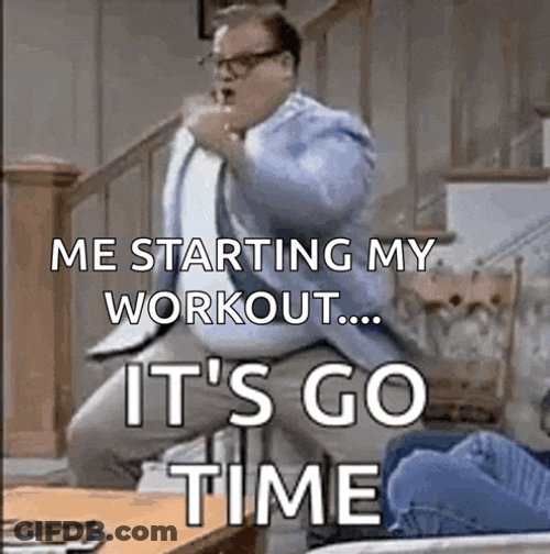 Chris Farley Running GIF