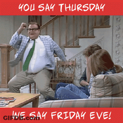 Chris Farley Thursday Blessings GIF