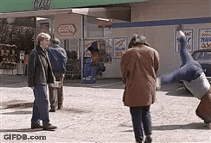 Chris Farley Tumbling Dance GIF