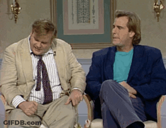 Chris Farley With Jeff Daniels GIF