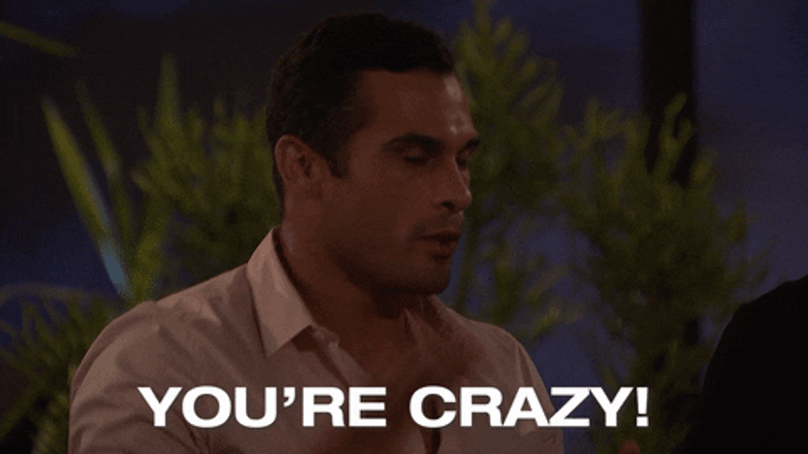 Chris Harrison You're Crazy GIF