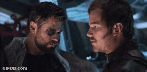 Chris Hemsworth Avengers Infinity War GIF