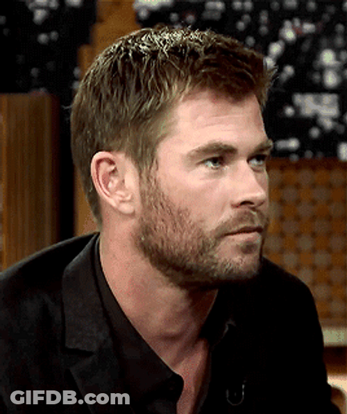 Chris Hemsworth Charming Laugh GIF