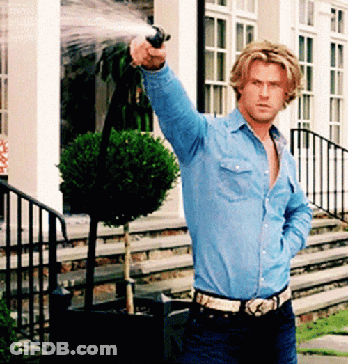 Chris Hemsworth Dyngus Day GIF