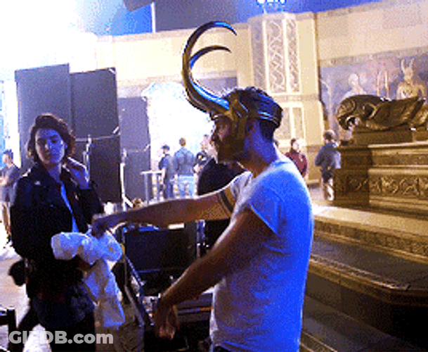 Chris Hemsworth Funny Dance GIF