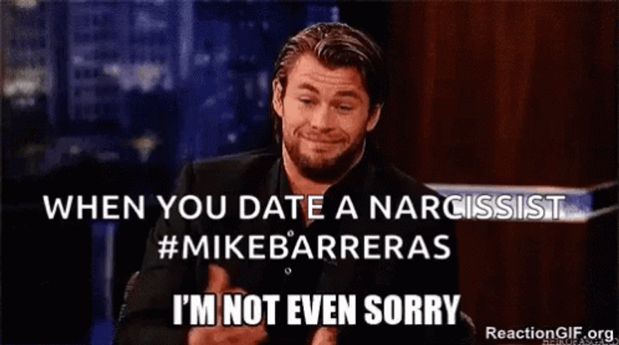 Chris Hemsworth When You Date A Narcissist Meme GIF