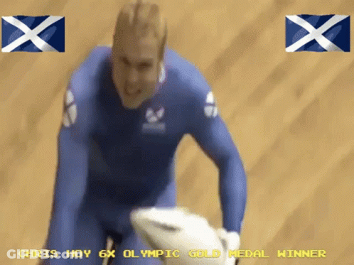 Chris Hoy 6X Olympic Gold Medal Winner GIF