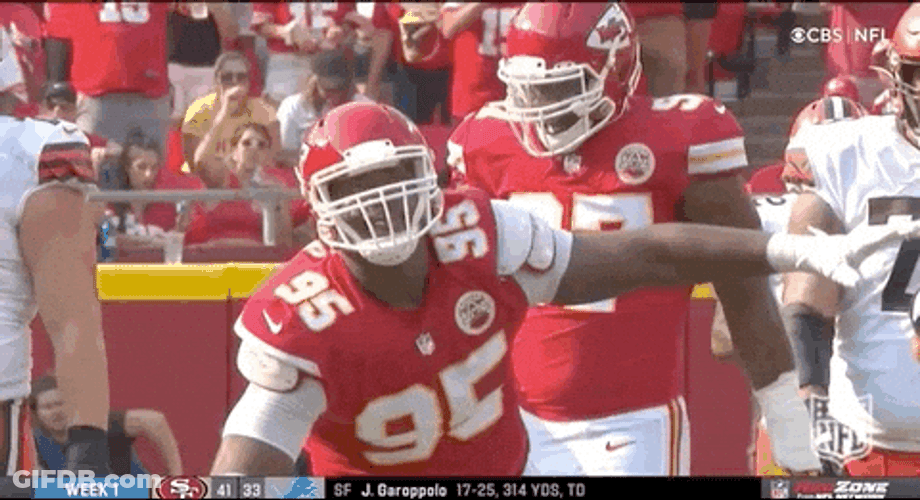 Chris Jones Calls Everyone GIF