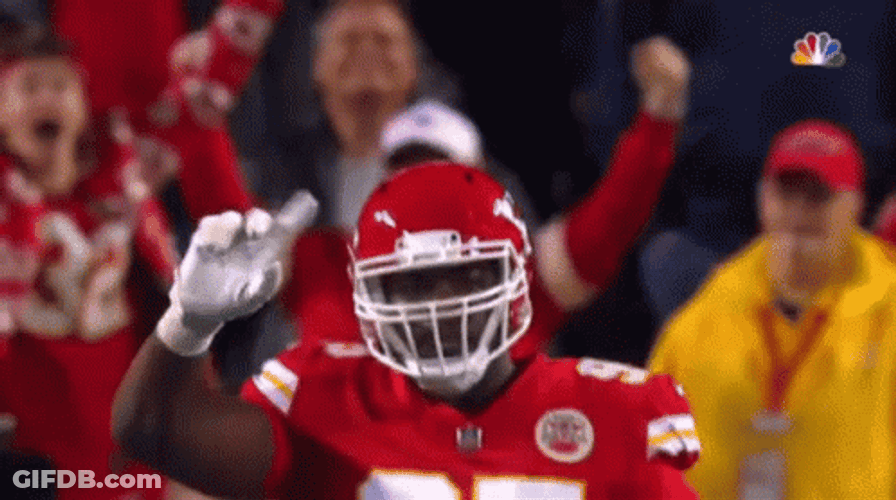 Chris Jones No No Hand Sign GIF