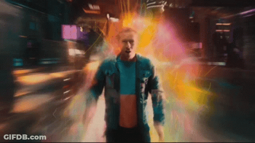 Chris Martin Running GIF