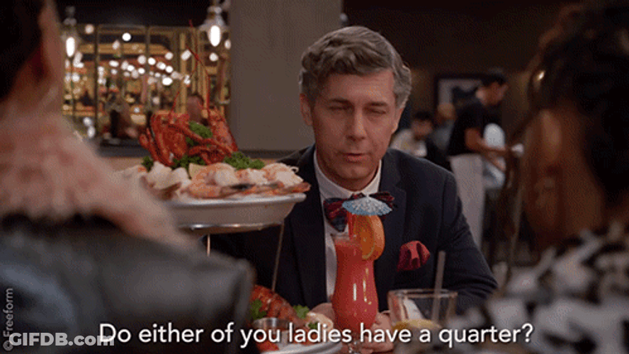 Chris Parnell Solicit Spare Change GIF