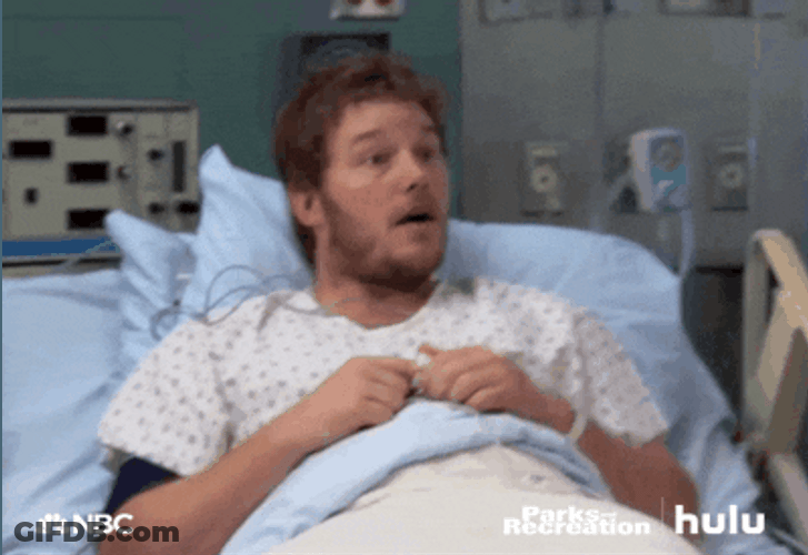 Chris Pratt Feeling Better In Hospital GIF