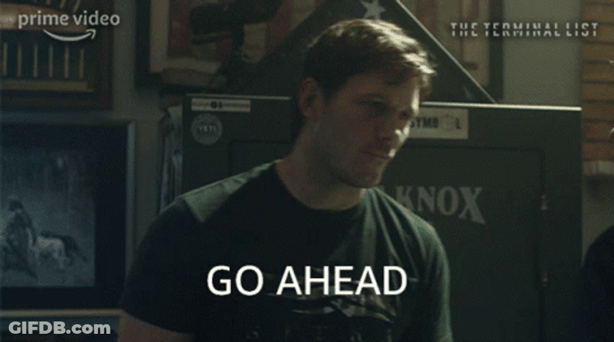 Chris Pratt Go Ahead Go On GIF