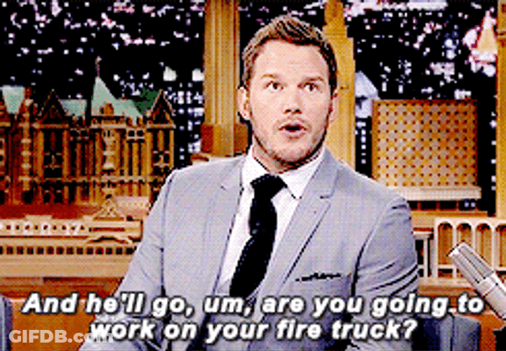 Chris Pratt Interview Serious Face GIF
