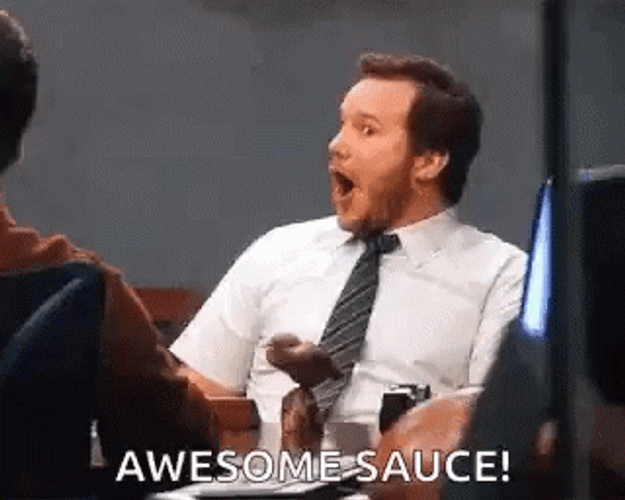 Chris Pratt It's Awesome Sauce GIF