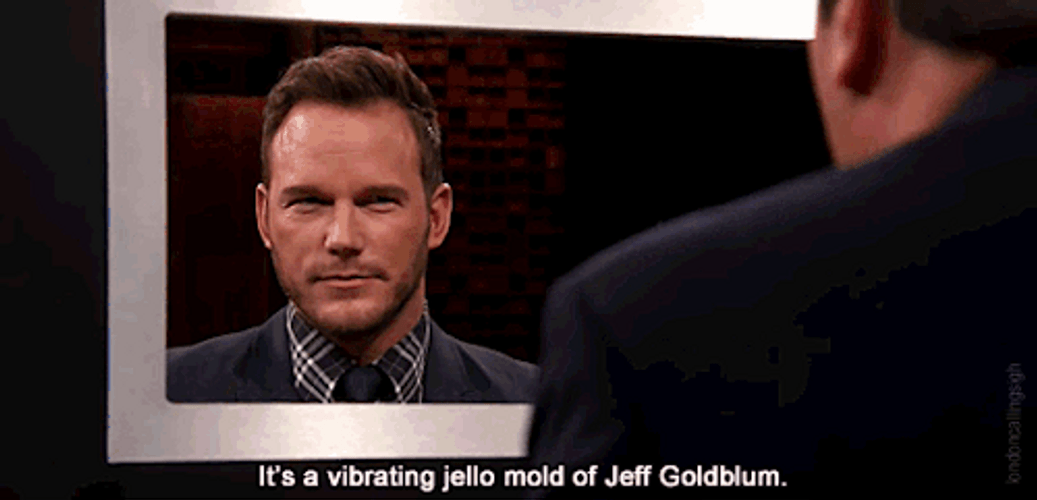 Chris Pratt Smirk During Interview GIF