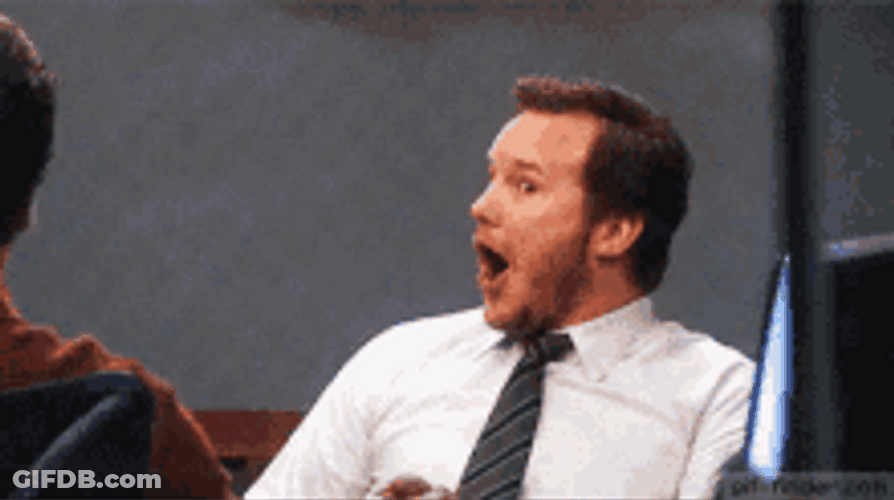 Chris Pratt Surprised Face GIF