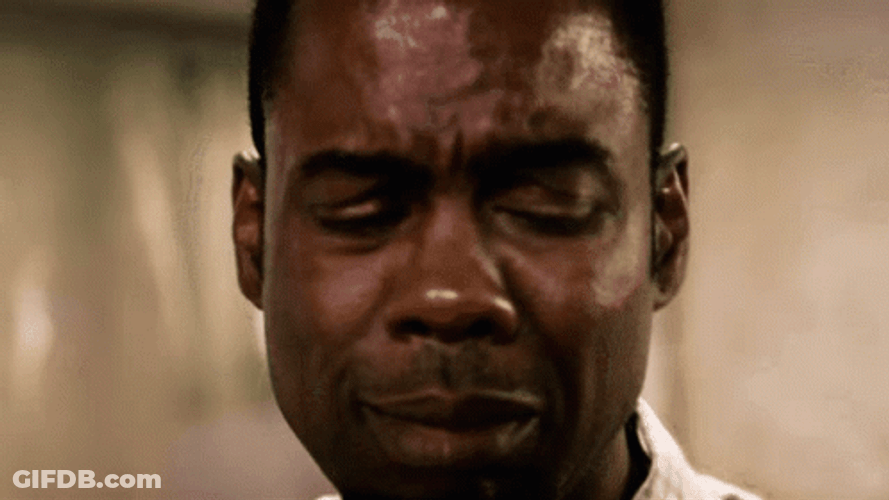 Chris Rock Crying Sad GIF