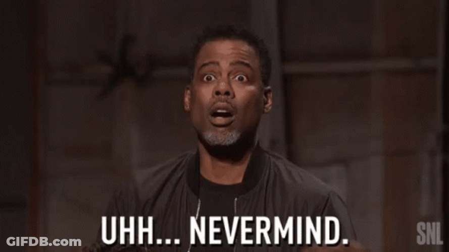 Chris Rock Uhh Nevermind GIF