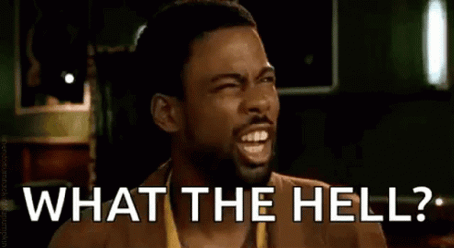 Chris Rock What The Hell Reaction GIF