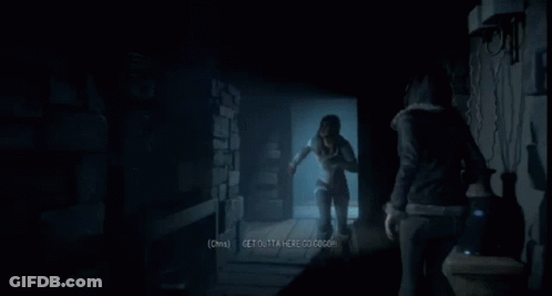 Chris Says Get Outta Here Go Gogghhh GIF