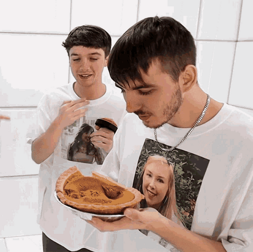 Chris Tyson Licking Pie GIF