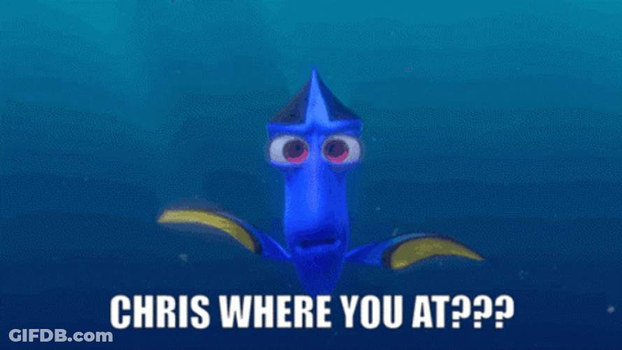 Chris Where You At Finding Dory GIF