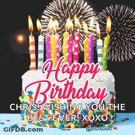Chris Wishing You The Best Ever Xoxo GIF