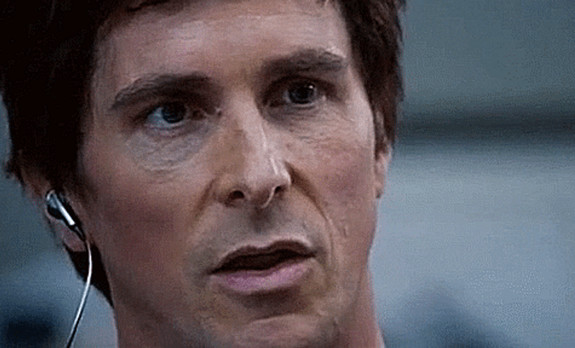 Christian Bale Smiling GIF
