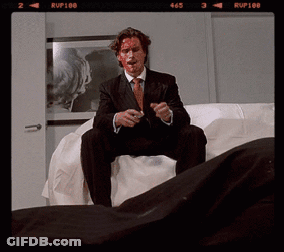 Christian Bale Smoking Cigar GIF