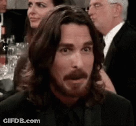 Christian Bale Sorry Not Sorry GIF
