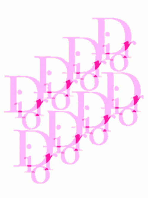 Christian Dior Blinking Wordmark GIF