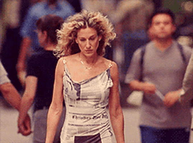 Christian Dior Carrie Bradshaw GIF