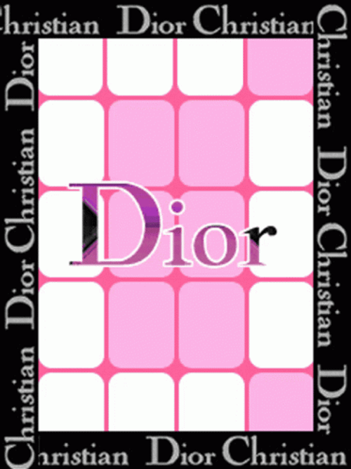 Christian Dior Flashing Tiles GIF