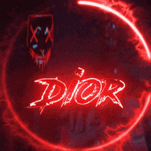 Christian Dior Red Flames GIF