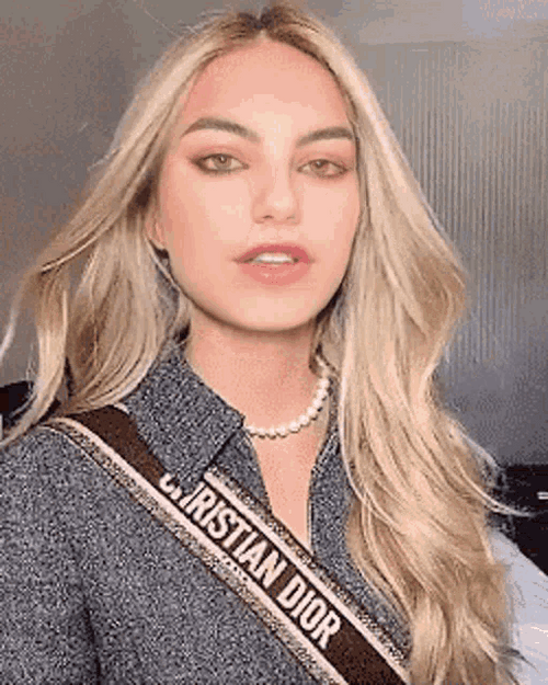 Christian Dior Romee Strijd GIF