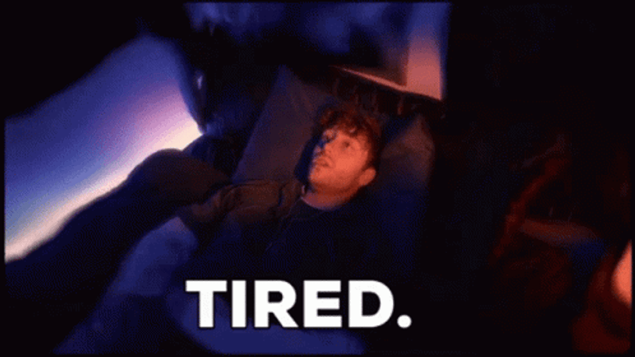 Christian French Tired GIF