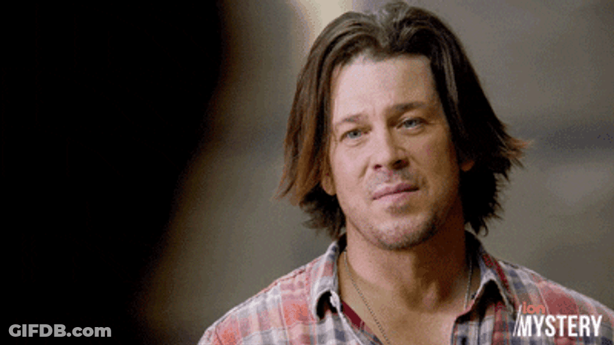 Christian Kane Head Down But Not Ashamed GIF