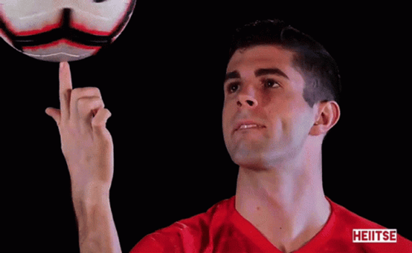 Christian Pulisic Ball Finger Spin GIF