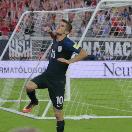 Christian Pulisic Jumping For Joy GIF